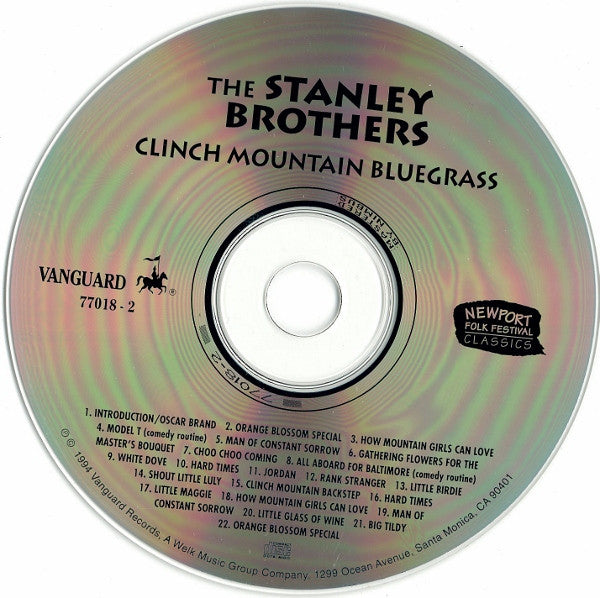 The Stanley Brothers : Clinch Mountain Bluegrass (CD, Comp)