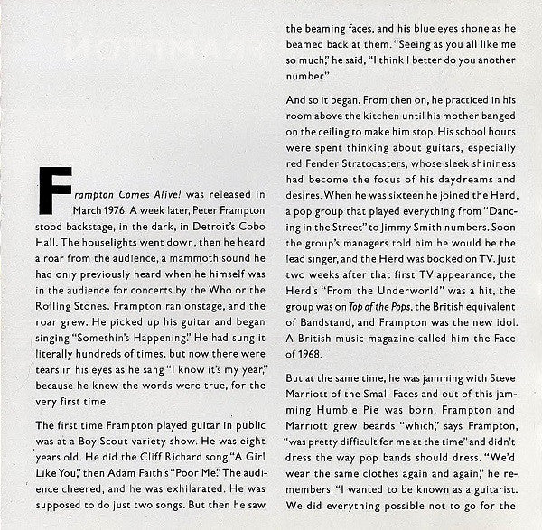 Peter Frampton : Classics Volume 12 (CD, Comp, Club, RE, BMG)