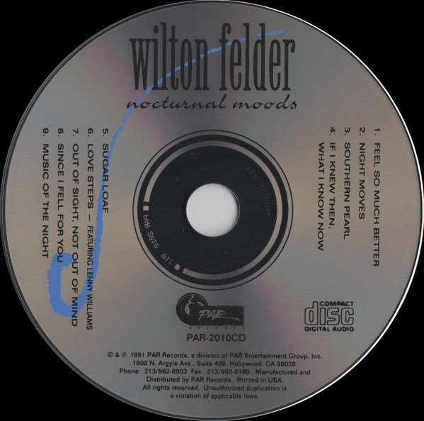 Wilton Felder : Nocturnal Moods (CD, Album)