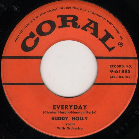 Buddy Holly : Peggy Sue / Everyday (7", Single, Hol)