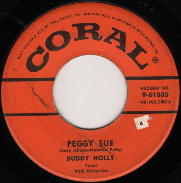 Buddy Holly : Peggy Sue / Everyday (7", Single, Hol)