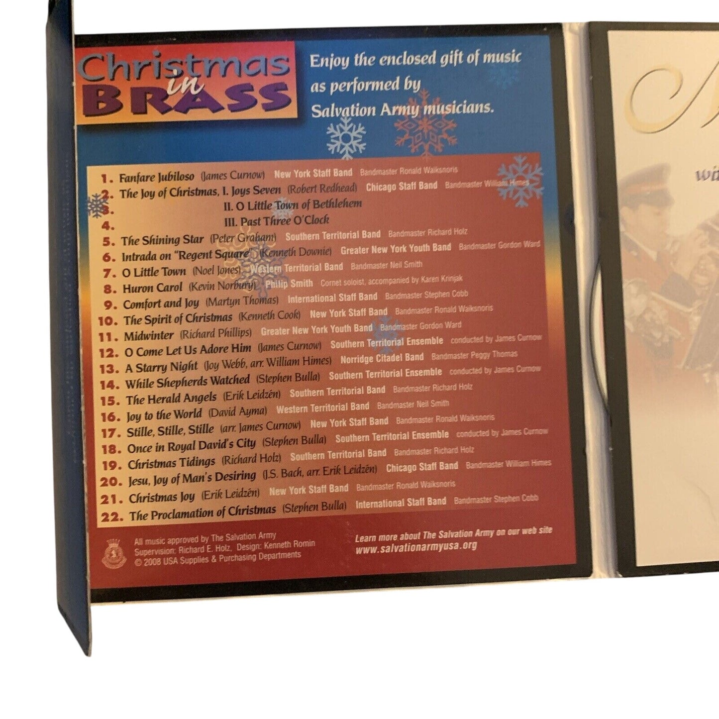 The Salvation Army - Christmas In Brass 2008 (CD)