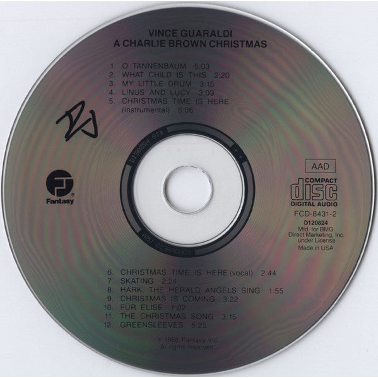 Vince Guaraldi Trio - A Charlie Brown Christmas (CD, Album, Club, RE)