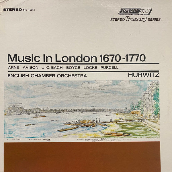 Arne* / Avison* / J.C. Bach* / Boyce* / Locke* / Purcell* – English Chamber Orchestra, Hurwitz* : Music In London 1670-1770 (LP, Album, RE)