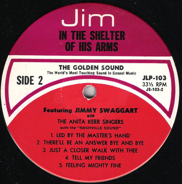Jimmy Swaggart : In The Shelter Of His Arms (LP, Album)