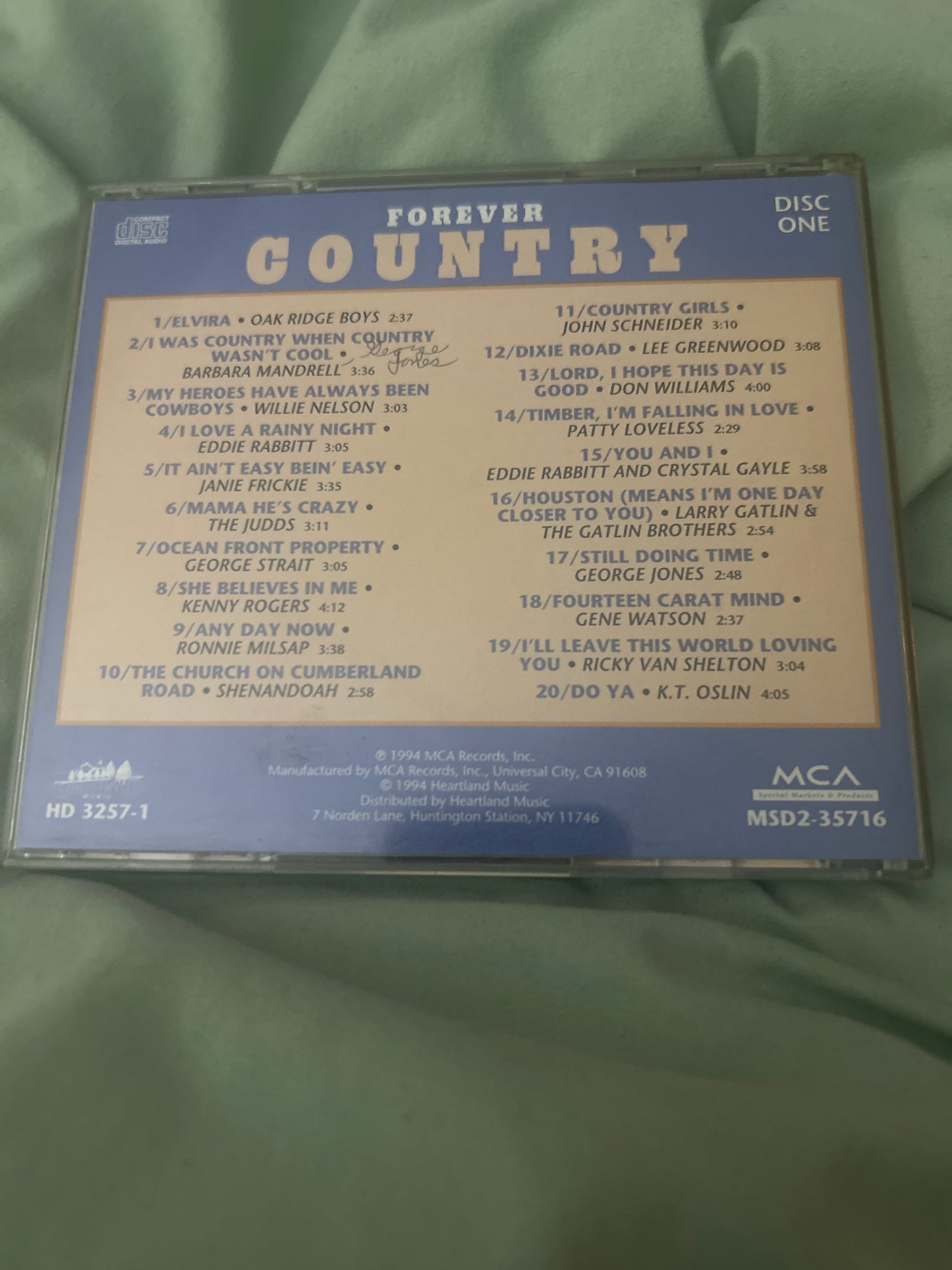 Various - Forever Country: Disc One (CD)