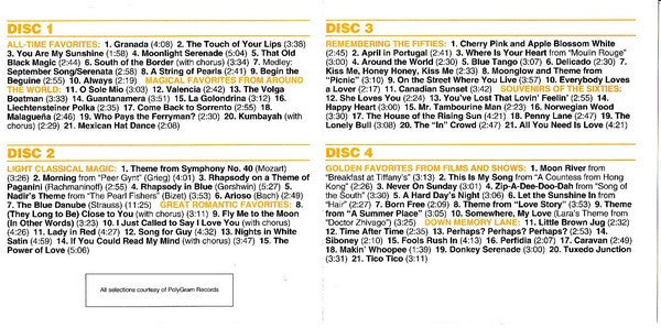 James Last : The Magical World Of James Last (4xCD, Comp)