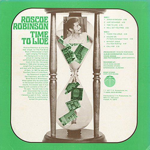 Roscoe Robinson : Time To Live (LP)