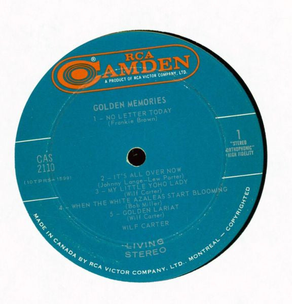Wilf Carter : Golden Memories (LP)