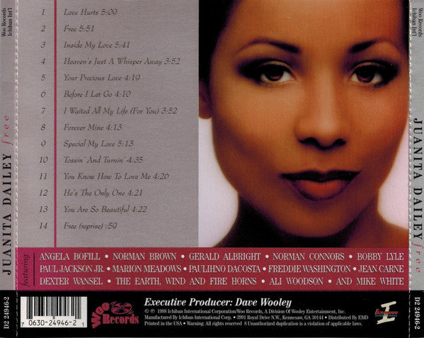 Juanita Dailey : Free (CD, Album)