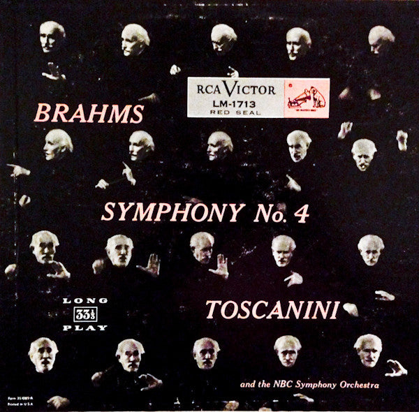 Brahms* - Toscanini* And The NBC Symphony Orchestra : Symphony No. 4, In E Minor, Op. 98 (LP, Album, Mono, RP)