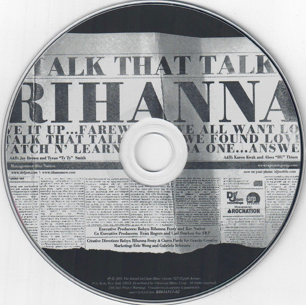 Rihanna : Talk That Talk (CD, Album)