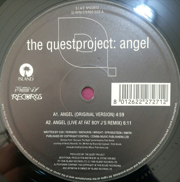 The Quest Project : Angel (12")
