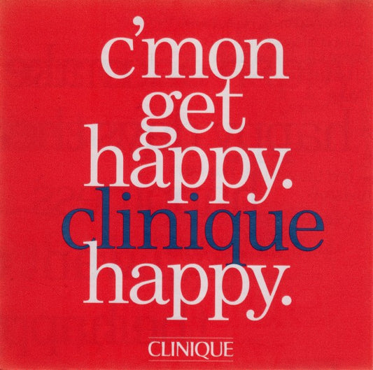 Various : C'mon Get Happy. Clinique Happy. (CD, Comp)