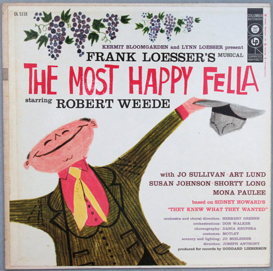 Frank Loesser : The Most Happy Fella (LP, Album, Mono, Bri)