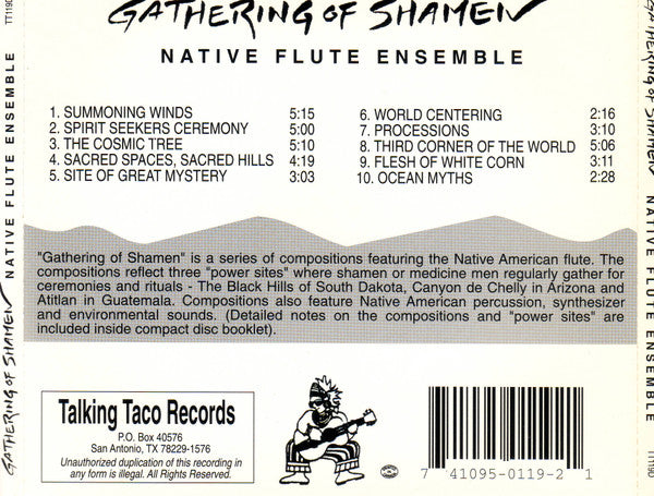 Native Flute Ensemble : Gathering Of Shamen (CD)