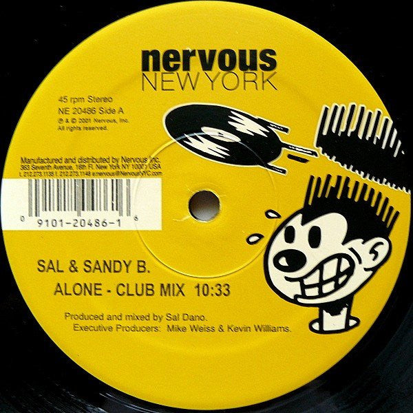 Sal* & Sandy B.* : Alone (12")