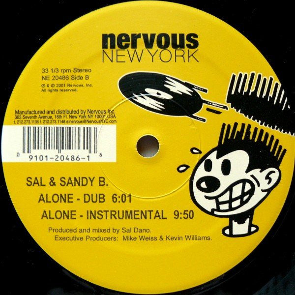 Sal* & Sandy B.* : Alone (12")