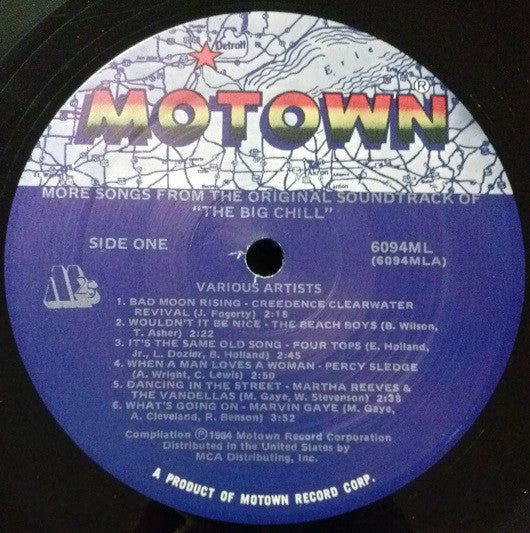 Various : More Songs From The Original Soundtrack Of The Big Chill (LP, Comp)