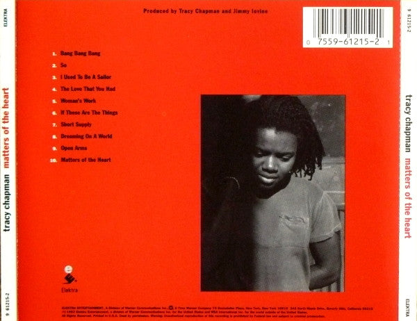 Tracy Chapman : Matters Of The Heart (CD, Album)