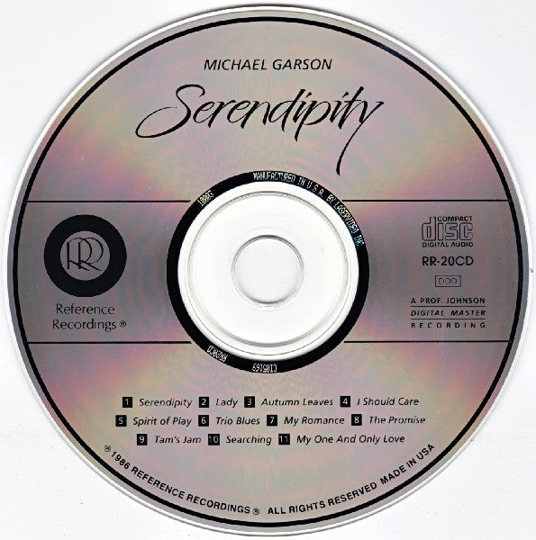 Michael Garson* : Serendipity (CD, Album)