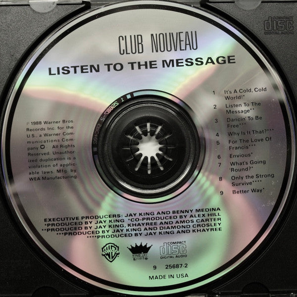 Club Nouveau : Listen To The Message (CD, Album)