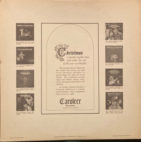 The Caroleers : Favorite Christmas Carols (LP, Album)