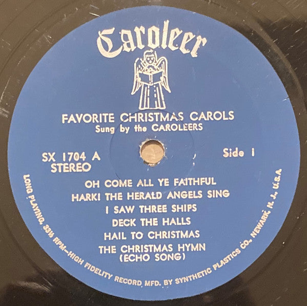 The Caroleers : Favorite Christmas Carols (LP, Album)