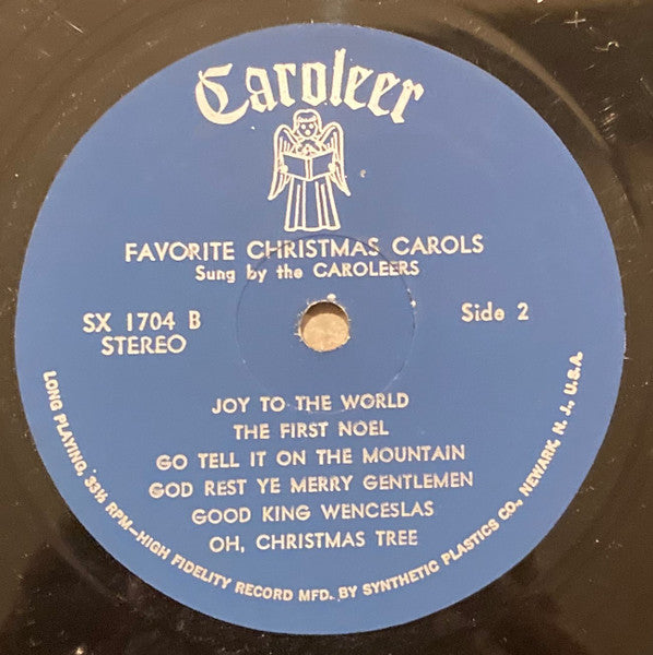 The Caroleers : Favorite Christmas Carols (LP, Album)