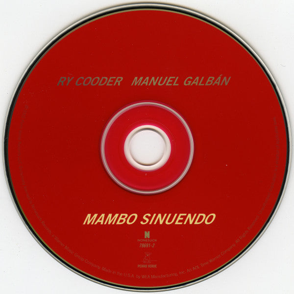 Ry Cooder, Manuel Galbán : Mambo Sinuendo (CD, Album, Sli)