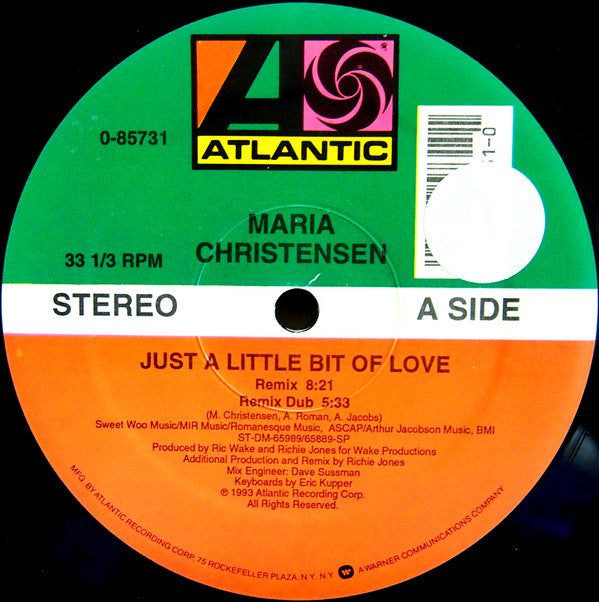 Maria Christensen : Just A Little Bit Of Love (12")