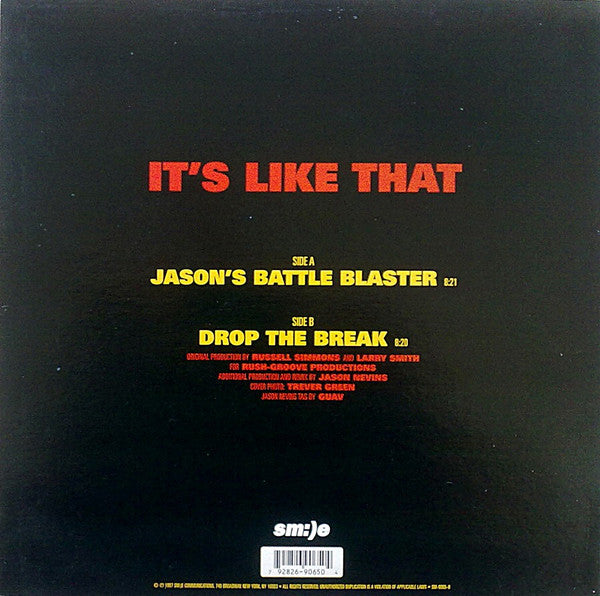 Run-D.M.C.* Vs. Jason Nevins : It's Like That (10")