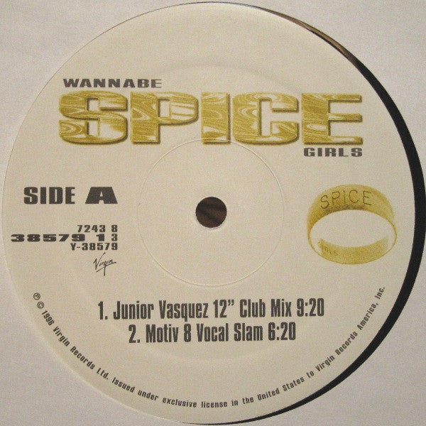 Spice Girls : Wannabe (12", Single)