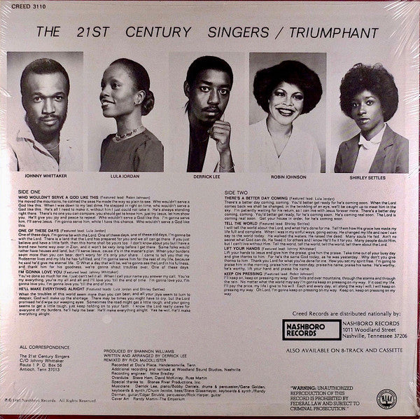 The 21st Century Singers* : Triumphant (LP, Album)