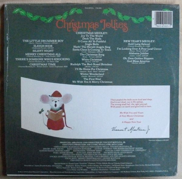 The Salsoul Orchestra : Christmas Jollies (LP, Album, RE, RP)