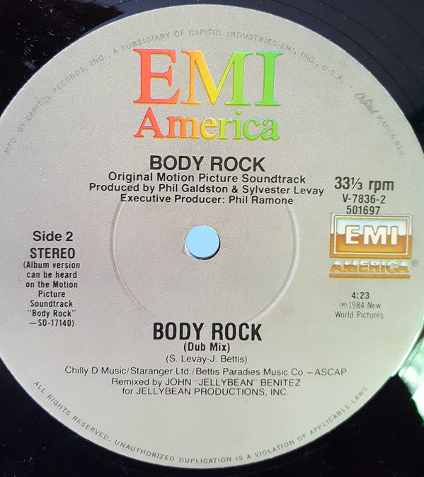 Maria Vidal : Body Rock (12")