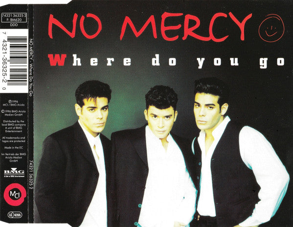 No Mercy : Where Do You Go (CD, Maxi)