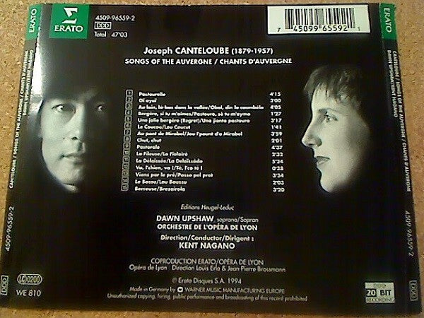 Canteloube*, Kent Nagano • Dawn Upshaw, Orchestre De L'Opéra De Lyon : Songs Of The Auvergne = Chants D'Auvergne (CD)