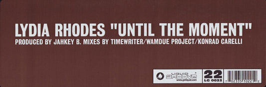 Lydia Rhodes : Until The Moment (12")