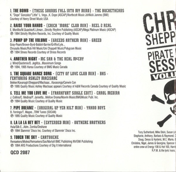 Chris Sheppard : Pirate Radio Sessions Volume 3 (CD, Comp, Mixed)