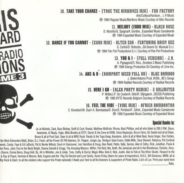 Chris Sheppard : Pirate Radio Sessions Volume 3 (CD, Comp, Mixed)