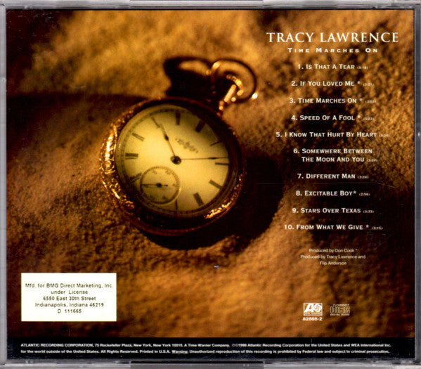 Tracy Lawrence : Time Marches On (CD, Album, Club, SRC)