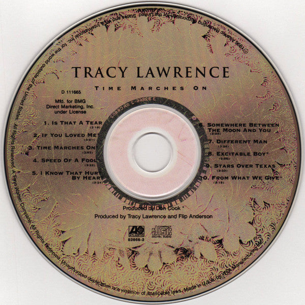 Tracy Lawrence : Time Marches On (CD, Album, Club, SRC)