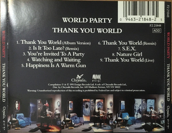 World Party : Thank You World (CD, Comp)