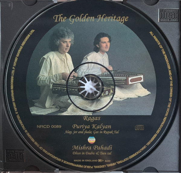 Pandit Shiv Kumar Sharma with Rahul Sharma (2) : The Golden Heritage (CD, Album)