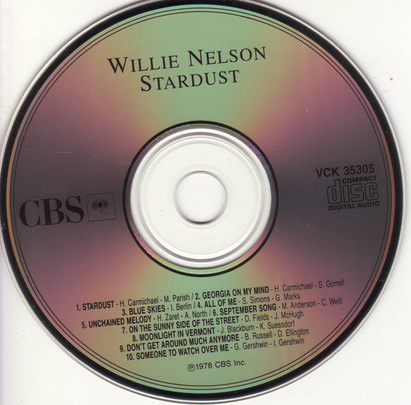 Willie Nelson : Stardust (CD, Album)