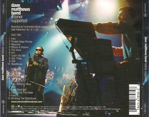 Dave Matthews Band : Listener Supported (2xCD, Album)
