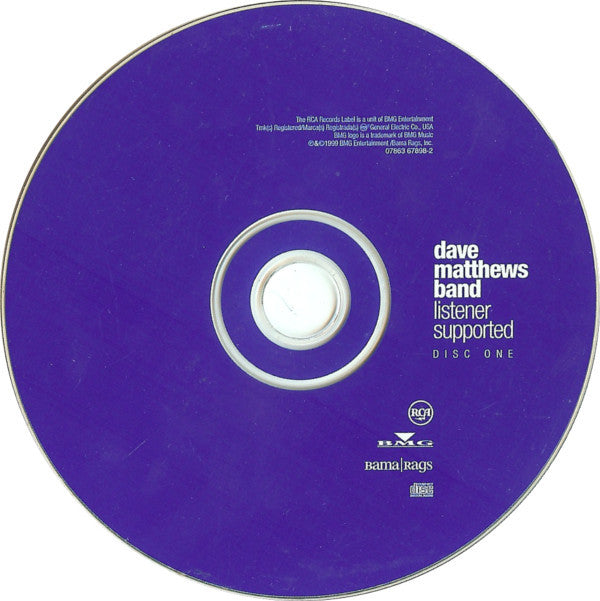Dave Matthews Band : Listener Supported (2xCD, Album)