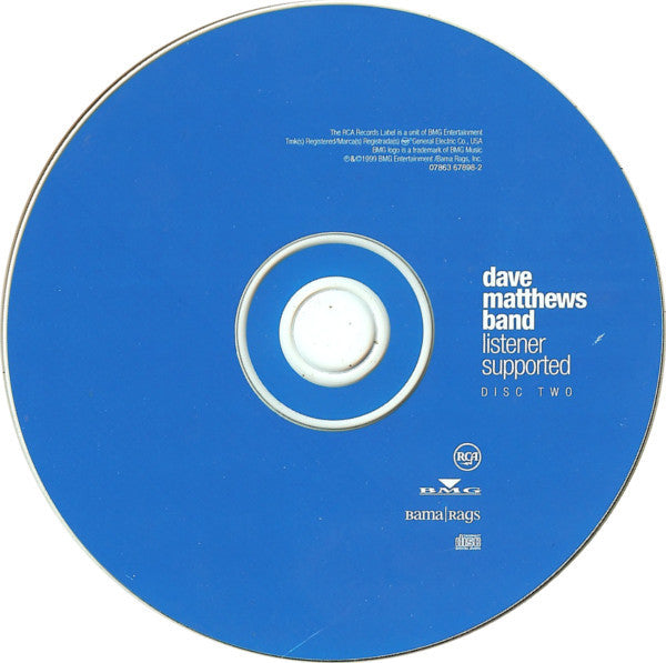 Dave Matthews Band : Listener Supported (2xCD, Album)