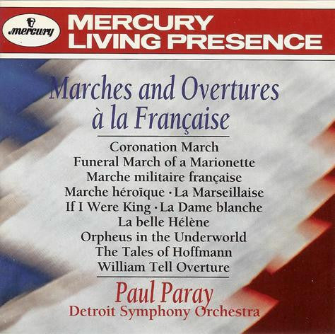 Paul Paray, Detroit Symphony Orchestra : Marches And Overtures À La Française (CD, Comp)